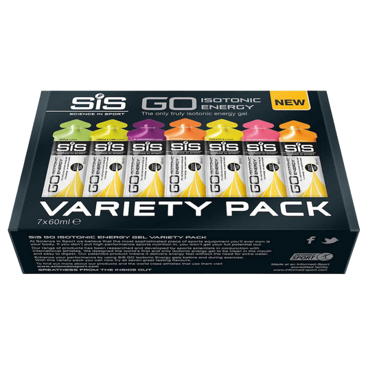 GO Isotonic Energy Gel Variety - 7 Pack