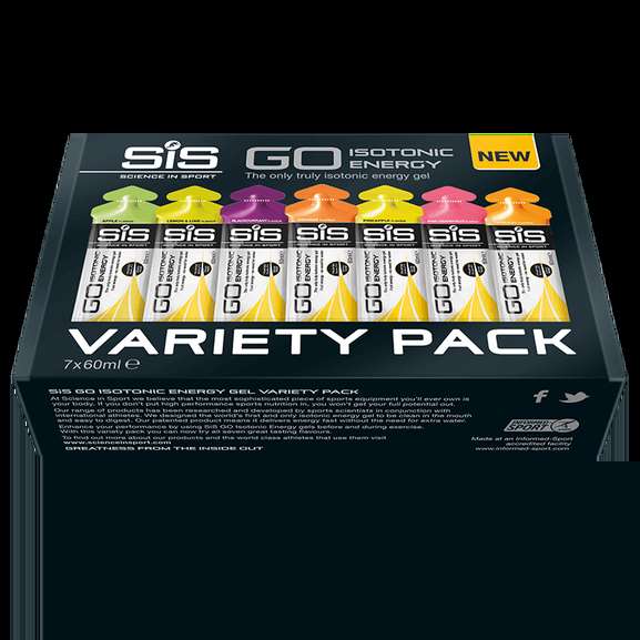 GO Isotonic Energy Gel Variety - 7 Pack